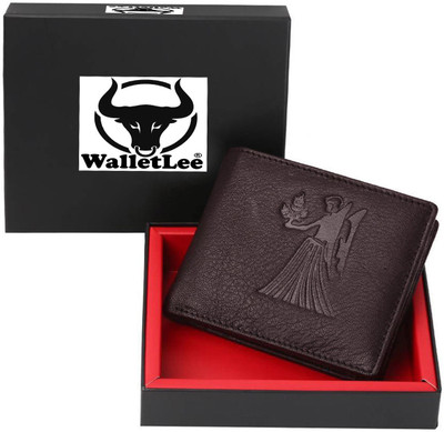 

WalletLee Men Casual Brown Genuine Leather Wallet(1 Card Slot)
