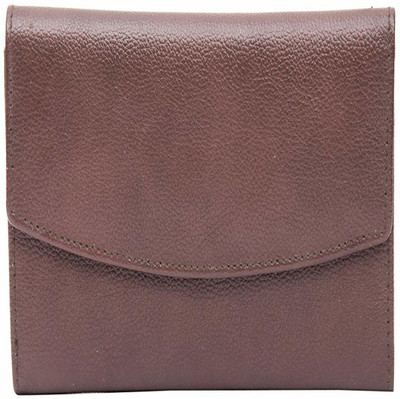 

Leatherman Women Casual Brown Genuine Leather Wallet(11 Card Slots)