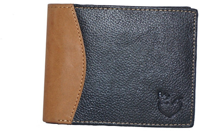 

MAAHIR COLLECTION Men Casual Black Genuine Leather Wallet(9 Card Slots)