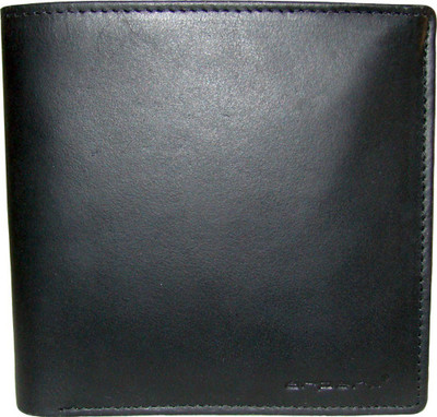 

vardhoman Men Formal Black Genuine Leather Wallet(4 Card Slots)