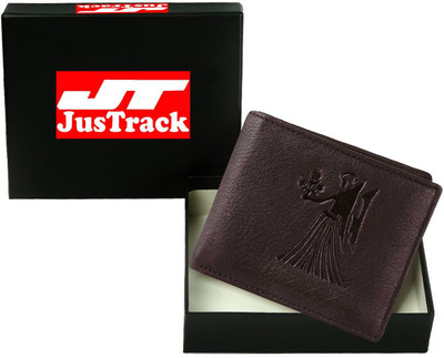 

JusTrack Men Casual Brown Genuine Leather Wallet(1 Card Slot)