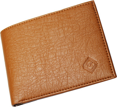 

RK ENTERPRISES Men Formal Tan Artificial Leather Wallet(10 Card Slots)
