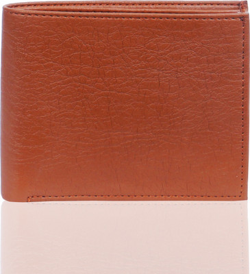 wildwolf Men Casual Tan Artificial Leather Wallet(6 Card Slots)