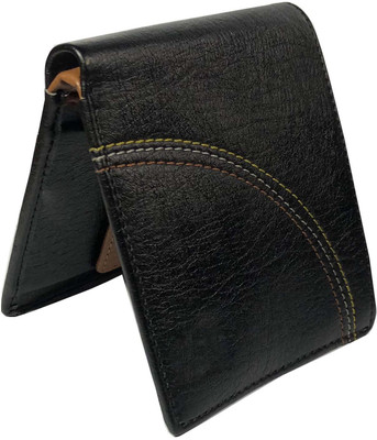 

rozvolt Men Casual Black Artificial Leather Wallet(3 Card Slots), Multi