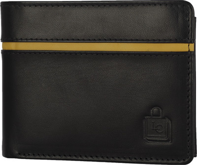 

Le Craf Men Casual Black Genuine Leather Wallet(7 Card Slots)
