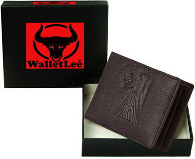 

WalletLee Men Casual Brown Genuine Leather Wallet(1 Card Slot)