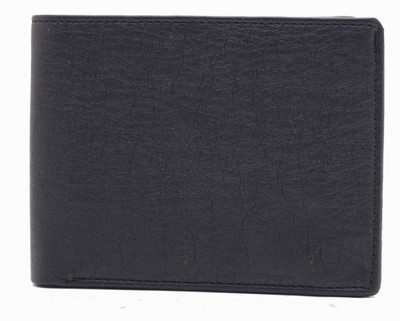

MS Men Formal Blue Artificial Leather Wallet(10 Card Slots), Black