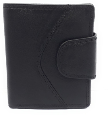 

SFN Men Casual Black Genuine Leather Wallet(9 Card Slots), Black;brown