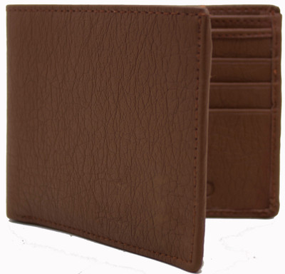 

MS Men Casual Brown Artificial Leather Wallet(10 Card Slots)