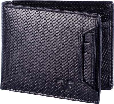 

Vener Fabica Men Casual Black Genuine Leather Wallet(8 Card Slots)