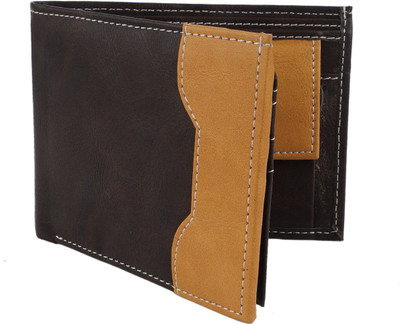 

Access Denied Men Casual Black, Khaki Artificial Leather Wallet(6 Card Slots), Multicolor
