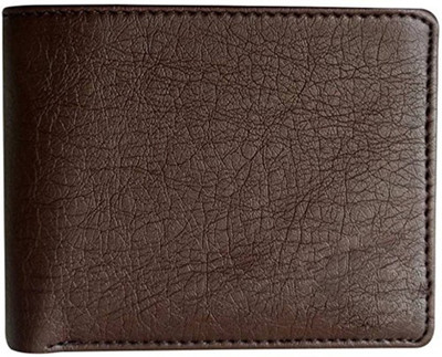 

mtuggar Men Formal Brown Artificial Leather Wallet(9 Card Slots)