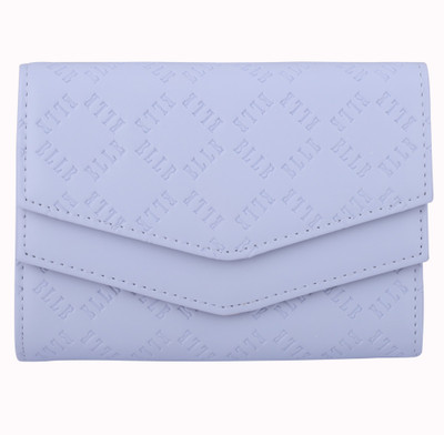 

ELLE Women Casual Blue Artificial Leather Wallet(5 Card Slots)