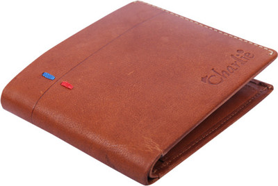 

Chardlie Men Casual Brown Genuine Leather Wallet(4 Card Slots), Camel