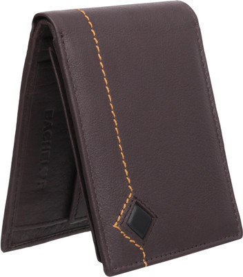 

BACHELOR Men Formal Brown Genuine Leather Wallet(5 Card Slots), Brbc45
