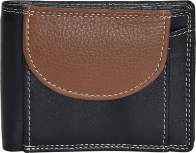 

Carmika Women Casual Black, Tan Genuine Leather Wallet(8 Card Slots), Black;brown