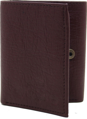 

MS Men Casual Maroon Artificial Leather Wallet(4 Card Slots), Brown