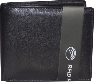 

Kan Men Casual Black Genuine Leather Wallet(6 Card Slots)