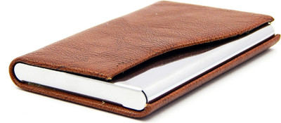 

ELS Men Casual Brown Artificial Leather Card Holder(8 Card Slots)