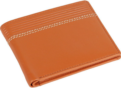 

Erina Men Tan Genuine Leather Wallet(6 Card Slots)