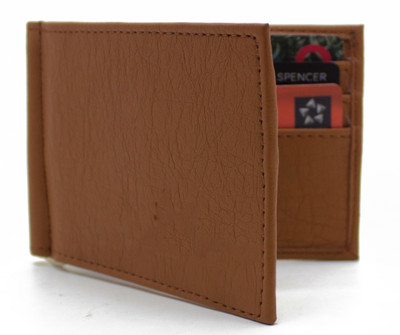 

MS Men Casual Brown Artificial Leather Money Clip(6 Card Slots)