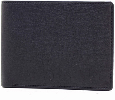 

MS Men Casual Black Artificial Leather Wallet(10 Card Slots)