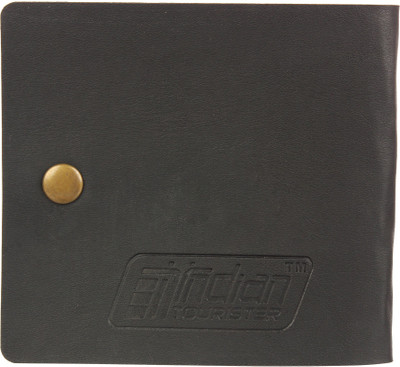 

Indian Tourister Boys Casual Grey Artificial Leather Wallet(2 Card Slots), Black