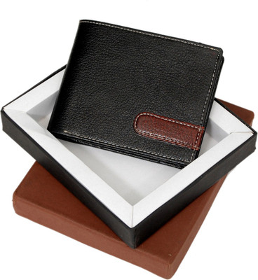 

Borse Men Black, Brown Genuine Leather Wallet(6 Card Slots)