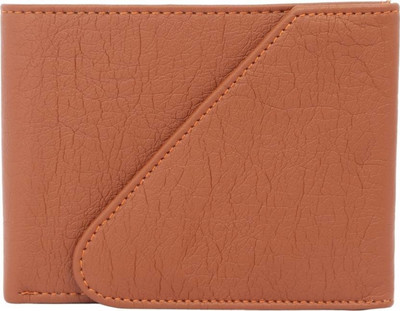 

Quetzal Men Tan Artificial Leather Wallet(5 Card Slots)