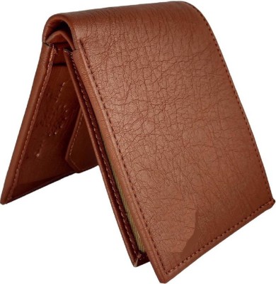 

R.S Style Men Casual Tan Artificial Leather Wallet(3 Card Slots)