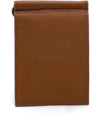 Nietz Men Brown Artificial Leather Wallet(6 Card Slots)