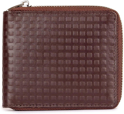 

The Clownfish Men Casual Brown Artificial Leather Wallet(4 Card Slots)