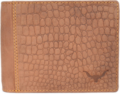 

cadrohides Men Casual Tan Genuine Leather Wallet(8 Card Slots)