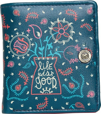 

Chumbak Women Casual Blue Canvas Wallet(6 Card Slots)