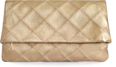 

Lino Perros Women Casual Gold Artificial Leather Wallet(1 Card Slot)