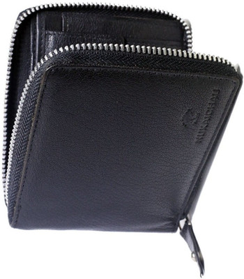 

NUKAICHAU Women Casual Black Genuine Leather Wallet(10 Card Slots)