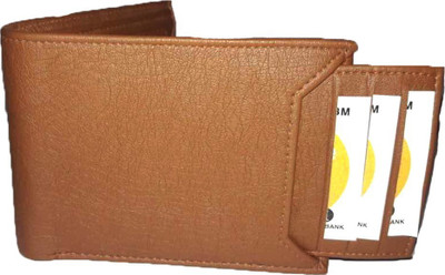 

Aoctane Men Casual Tan Genuine Leather Wallet(5 Card Slots), Brown 02
