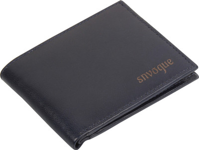 

SNVOGUE Men Casual Blue Genuine Leather Wallet(4 Card Slots)