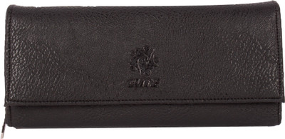 

DN Enterprises Women Casual Brown Genuine Leather Wallet(5 Card Slots), Black