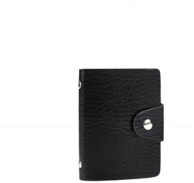 

Designer Bugs Men Casual Black Artificial Leather Card Holder(12 Card Slots)