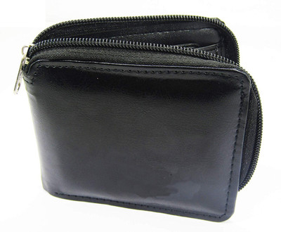 

FERRET Men Casual Black Artificial Leather, Genuine Leather Wallet(8 Card Slots)