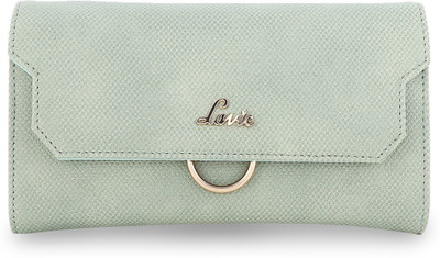 

Lavie Women Casual Green Artificial Leather Wallet(12 Card Slots)