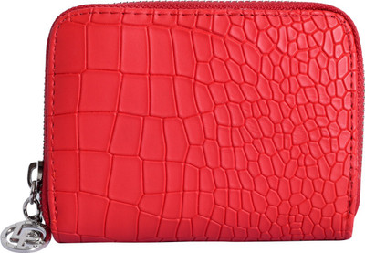 

Lino Perros Women Casual Red Artificial Leather Wallet(2 Card Slots)