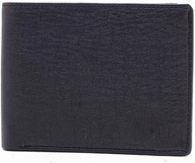 

MS Men Casual Blue Artificial Leather Wallet(10 Card Slots), Black