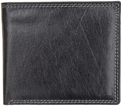 

COST TO COST Men Formal Black Genuine Leather Wallet(8 Card Slots)