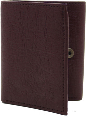 

MS Men Casual Maroon Artificial Leather Wallet(4 Card Slots), Brown