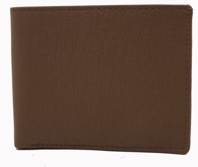 

Nietz Men Casual Brown Artificial Leather Wallet(3 Card Slots)