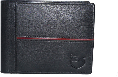 

MAAHIR COLLECTION Men Casual Black Genuine Leather Wallet(8 Card Slots)