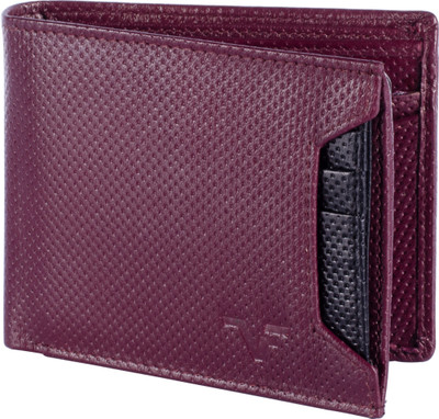 

Vener Fabica Men Casual Purple Genuine Leather Wallet(8 Card Slots), Cherry