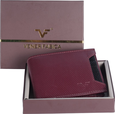 

Vener Fabica Men Purple Genuine Leather Wallet(8 Card Slots), Cherry